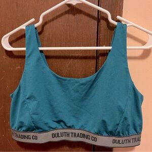 Teal Dang Soft Bralette from Duluth Trading Company, Like New, EUC